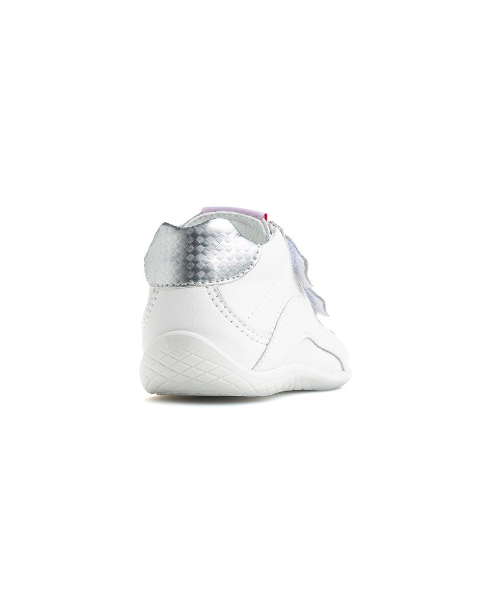 Botas de bebés Pablosky barefoot de piel con cierre adherente - Blanco Blanco-7