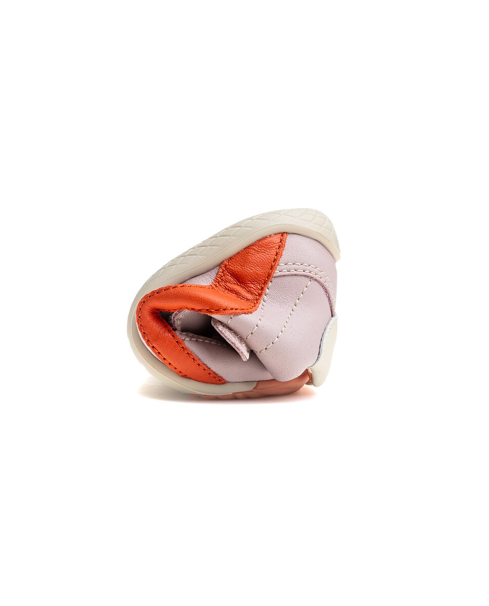 Botas de bebés Pablosky barefoot de piel con cierre adherente - Rosa Rosa-2