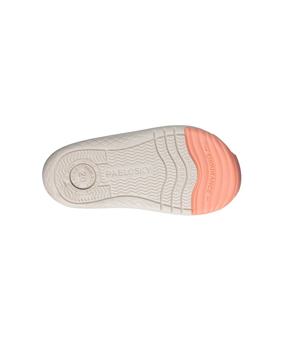 Botas de bebés Pablosky barefoot de piel con cierre adherente - Rosa Rosa-4