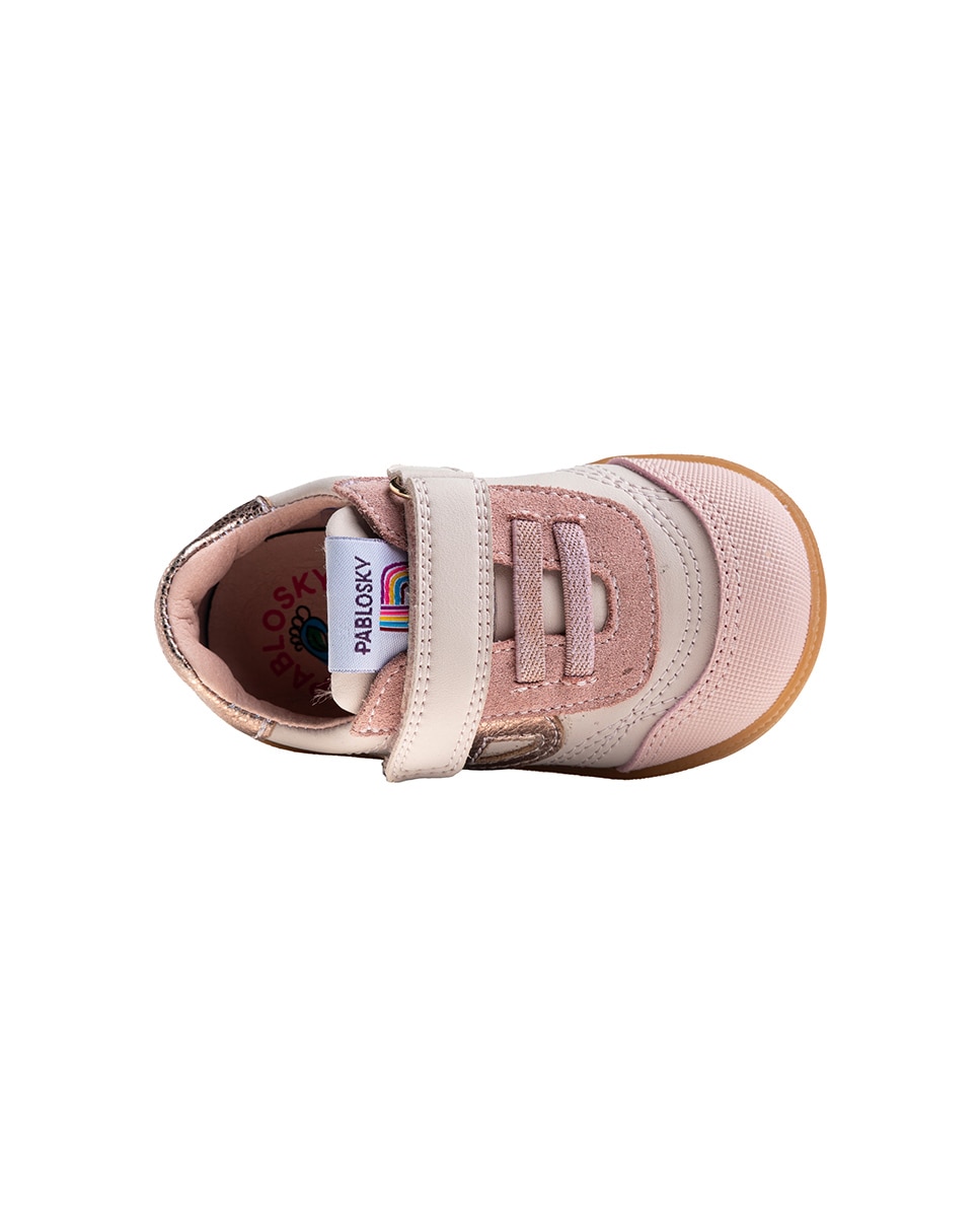 Imagen 6 de Zapatos deportivos bebés Barefoot - Pablosky - Rosa pastel Rosa pastel
