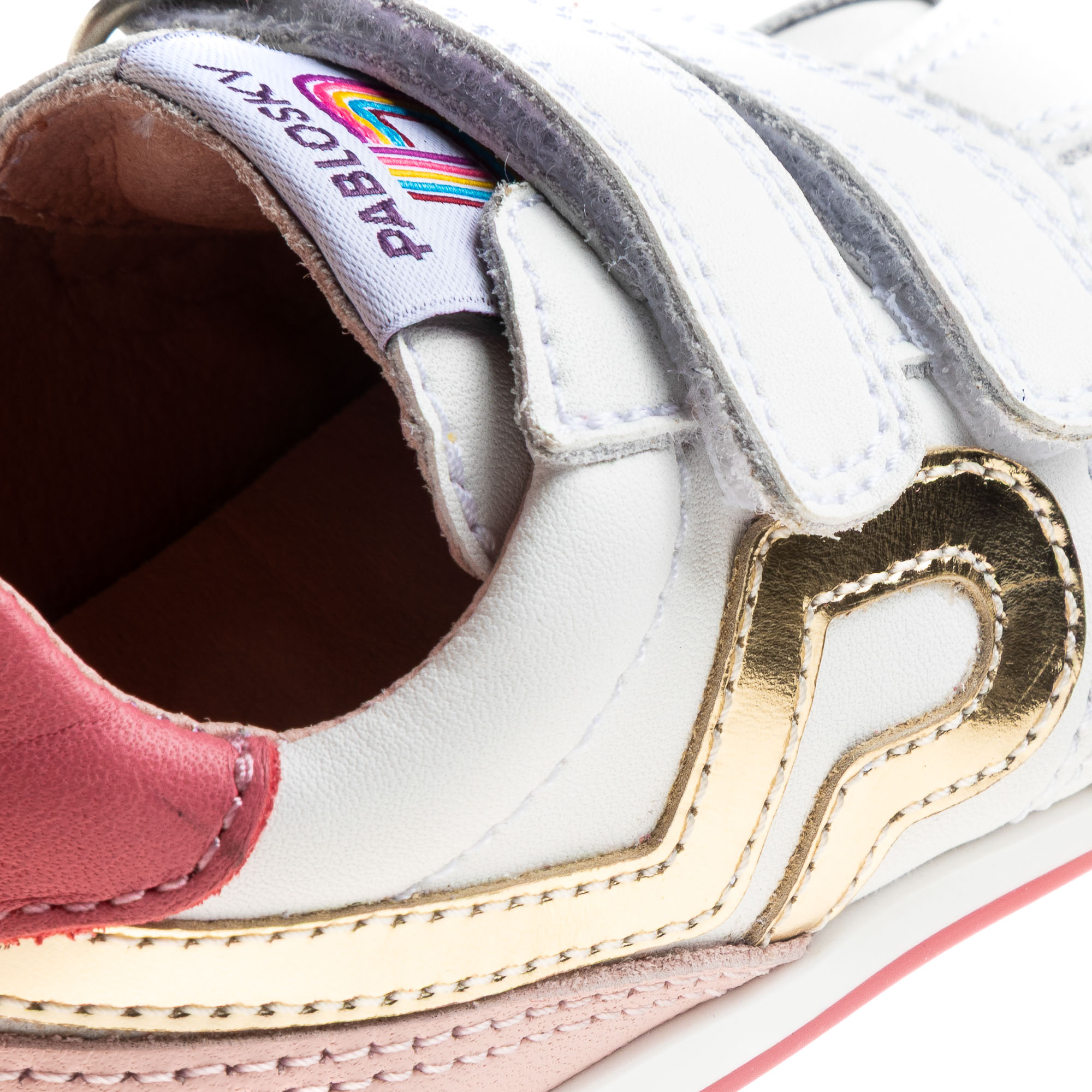 Imagen 3 de Zapatos bebés Barefoot - Pablosky - Blanco / Fucsia Blanco / Fucsia