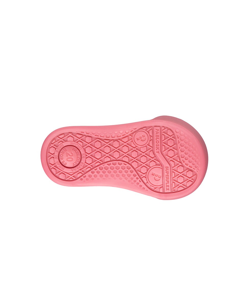 Imagen 4 de Zapatos bebés Barefoot - Pablosky - Blanco / Fucsia Blanco / Fucsia