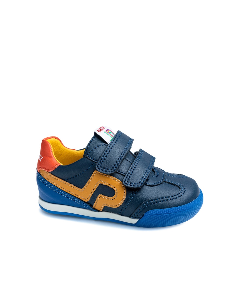 Zapatos bebés Barefoot - Pablosky - Azul marino / Amarillo Azul marino / Amarillo-1
