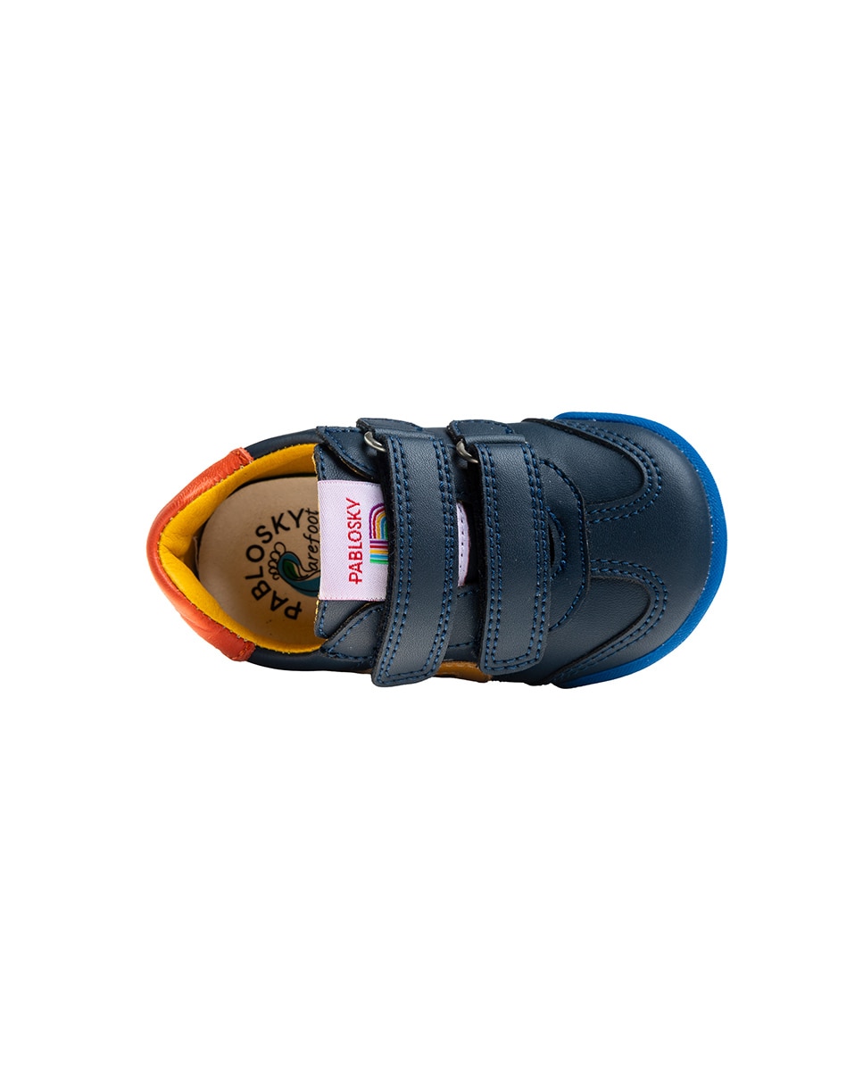 Zapatos bebés Barefoot - Pablosky - Azul marino / Amarillo Azul marino / Amarillo-6