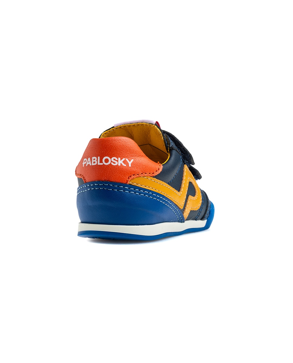 Zapatos bebés Barefoot - Pablosky - Azul marino / Amarillo Azul marino / Amarillo-7