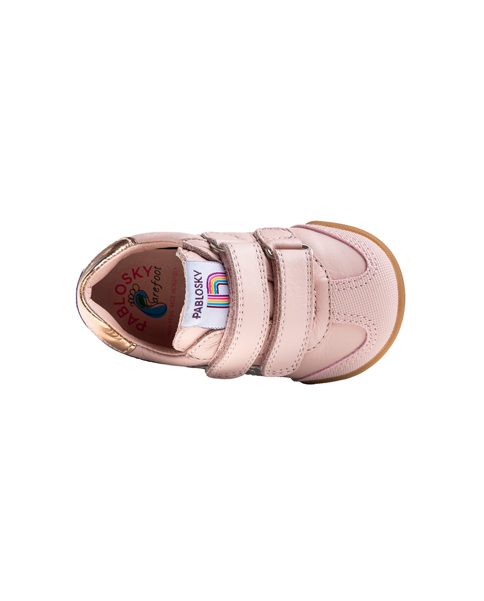 Zapatos bebés Barefoot - Pablosky - Rosa Rosa-6