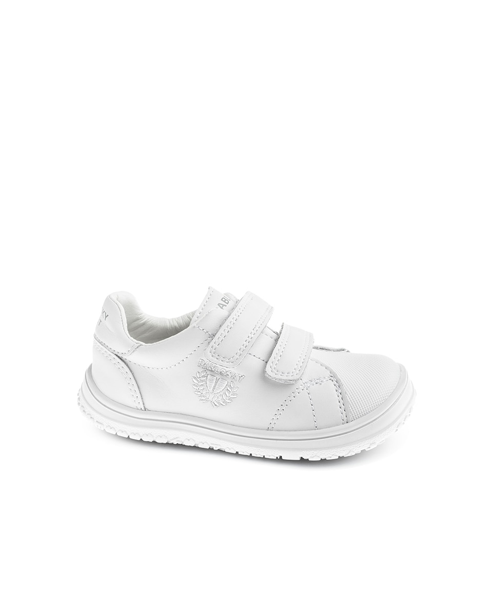 Zapatillas deportivas de niños pablosky barefoot de piel para el cole - Blanco Blanco-1