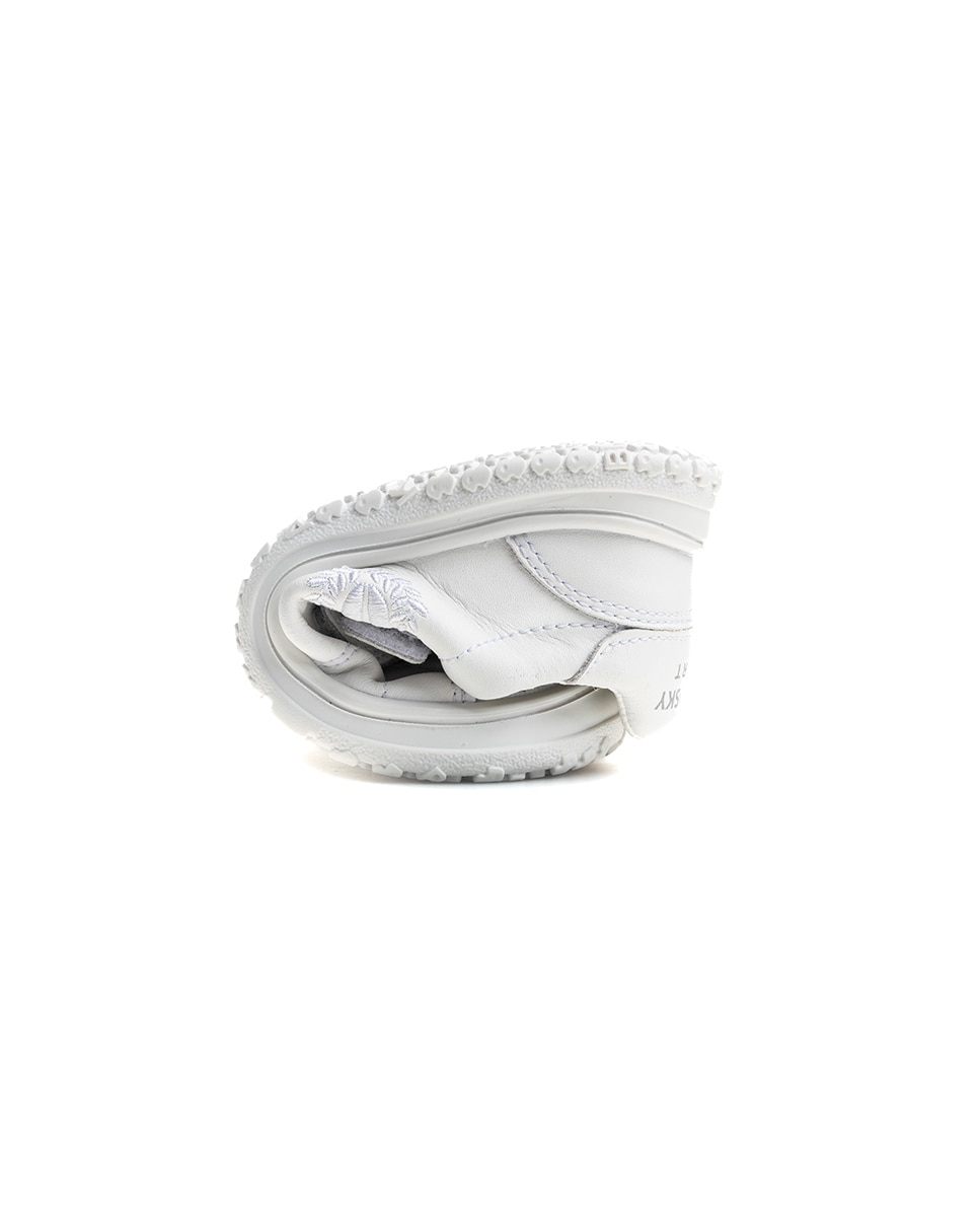 Zapatillas deportivas de niños pablosky barefoot de piel para el cole - Blanco Blanco-2