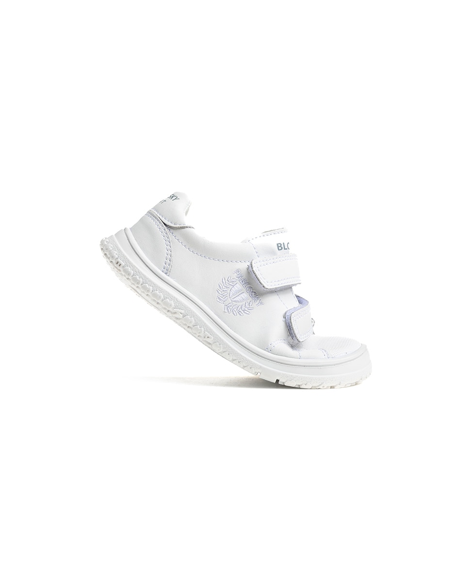 Zapatillas deportivas de niños pablosky barefoot de piel para el cole - Blanco Blanco-8