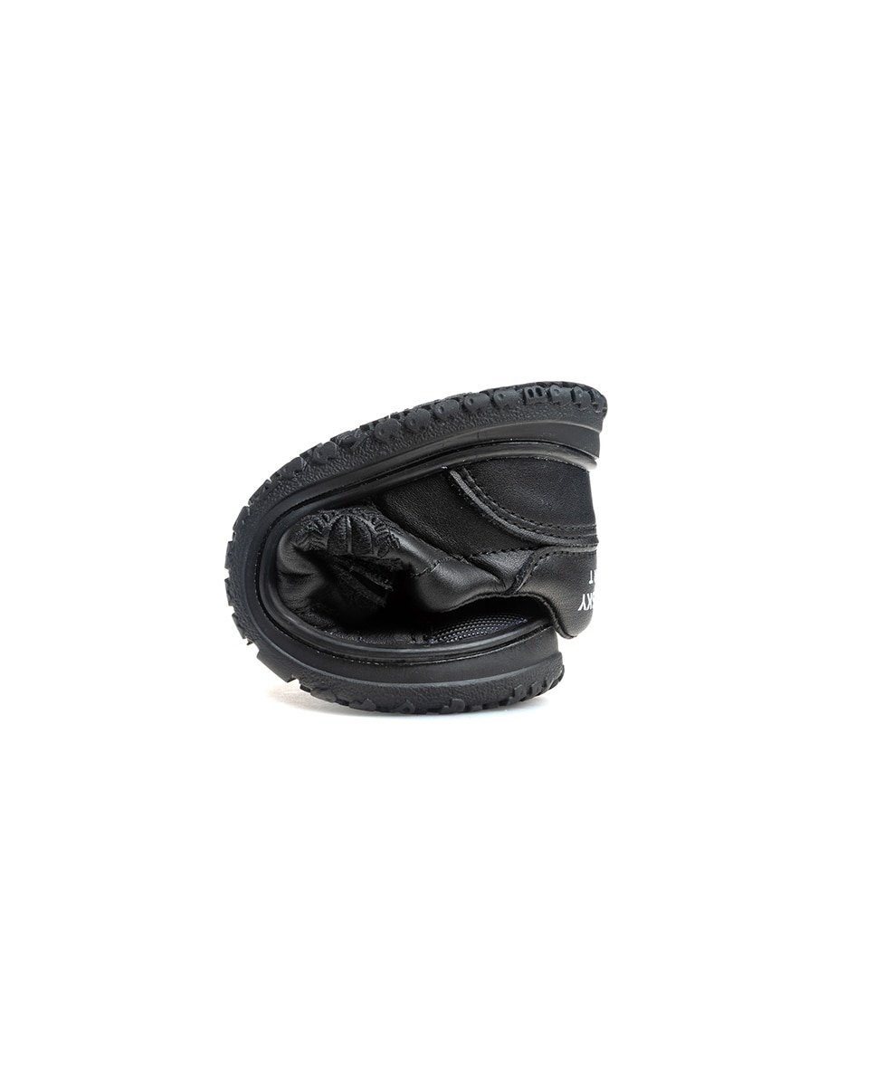 Zapatillas deportivas de niños pablosky barefoot de piel para el cole - Negro Negro-2