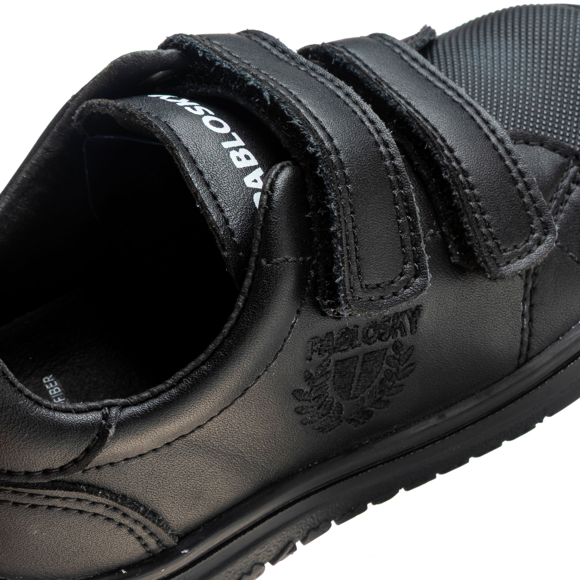 Zapatillas deportivas de niños pablosky barefoot de piel para el cole - Negro Negro-3