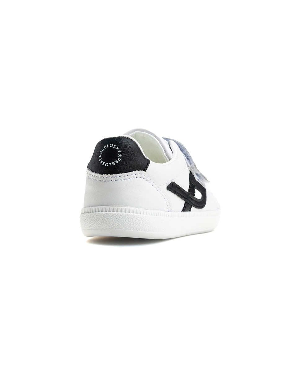 Imagen 7 de Deportivo de niño bareroot - Pablosky - Blanco / Negro Blanco / Negro