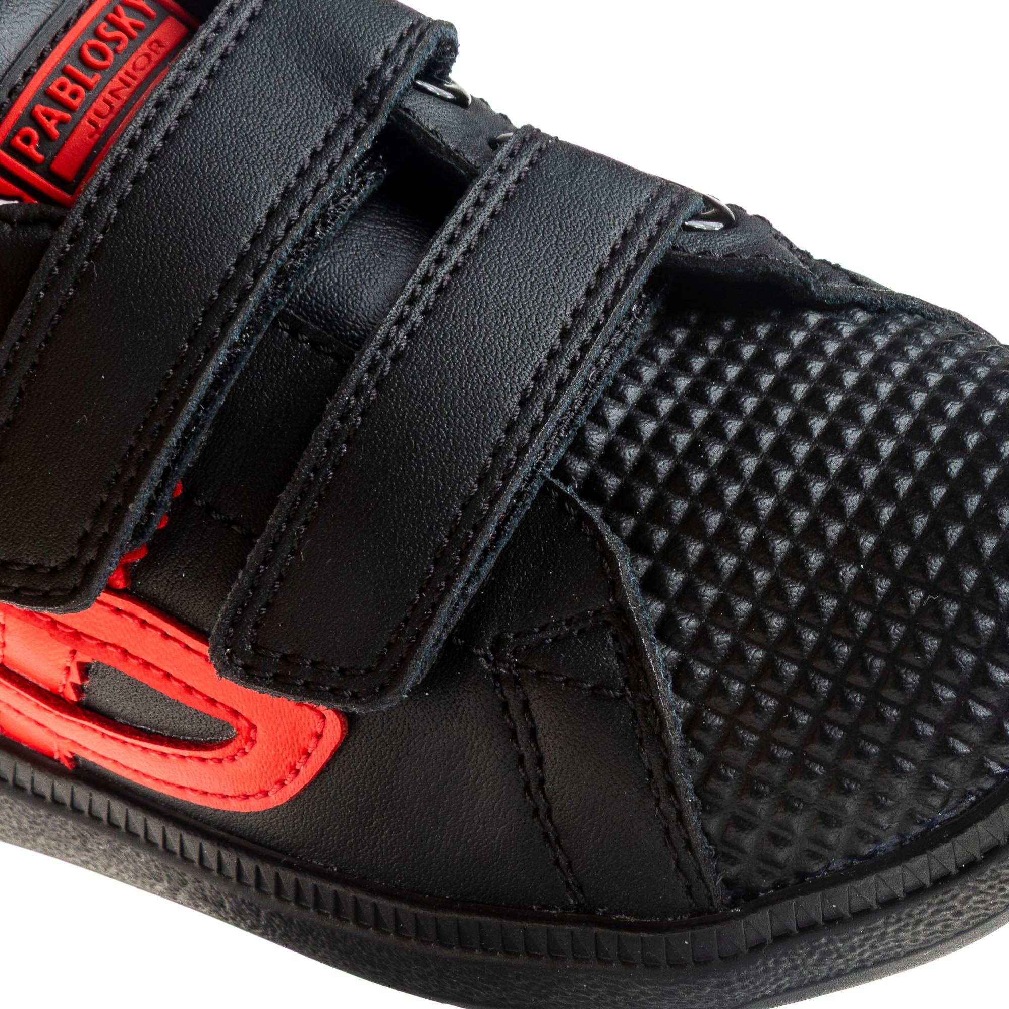 Imagen 3 de Deportivo de niño bareroot - Pablosky - Negro / Rojo Negro / Rojo
