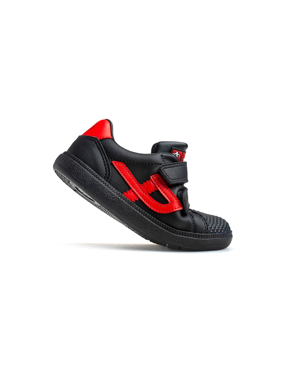 Imagen 8 de Deportivo de niño bareroot - Pablosky - Negro / Rojo Negro / Rojo