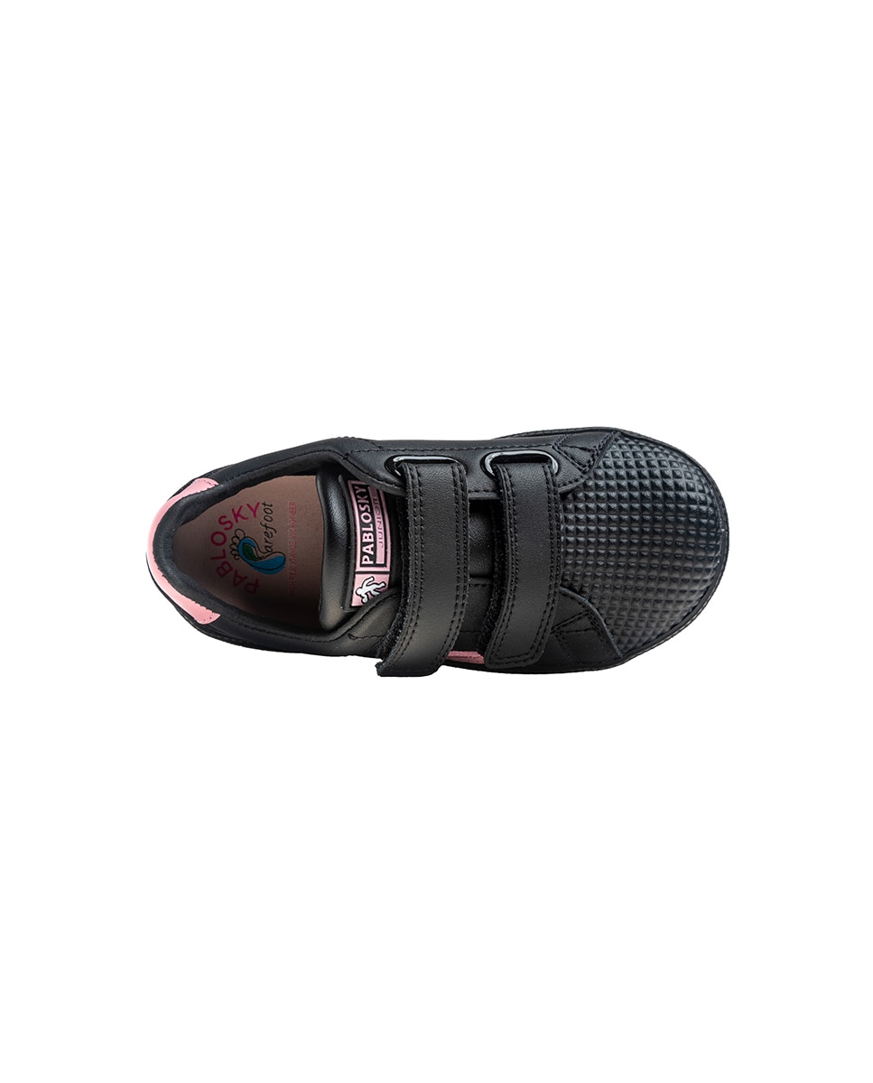 Imagen 6 de Deportivo de niño bareroot - Pablosky - Negro / Rosa Negro / Rosa