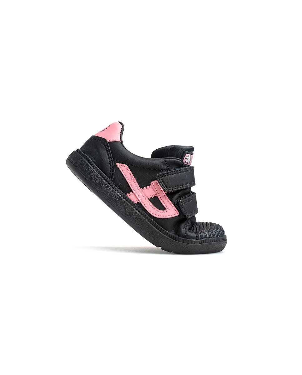 Imagen 8 de Deportivo de niño bareroot - Pablosky - Negro / Rosa Negro / Rosa