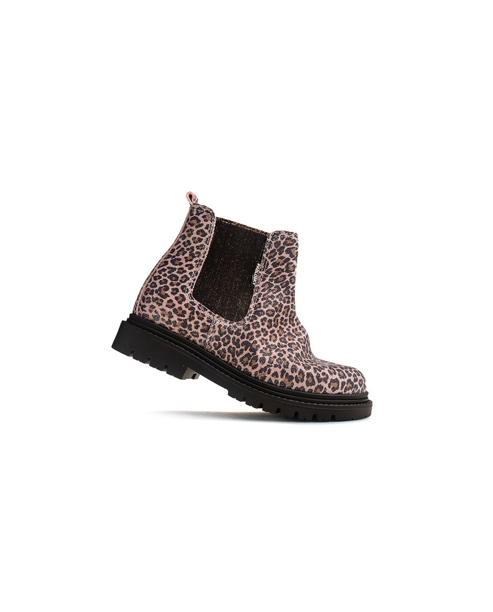 Bota botín fde niña con cierre adherente - Pablosky - Rosa Rosa-7