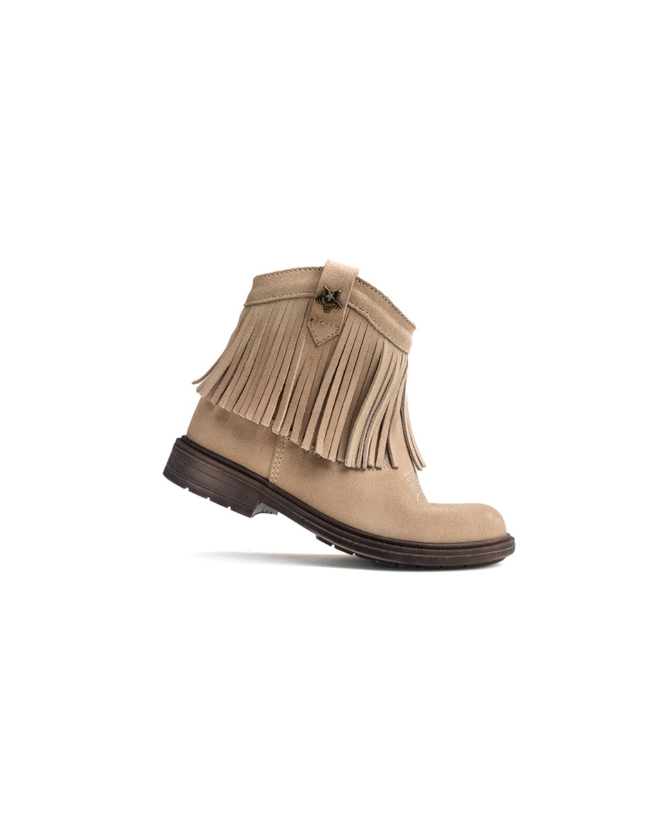 Imagen 7 de Bota botín de niña con cremallera - Pablosky - Natural Natural