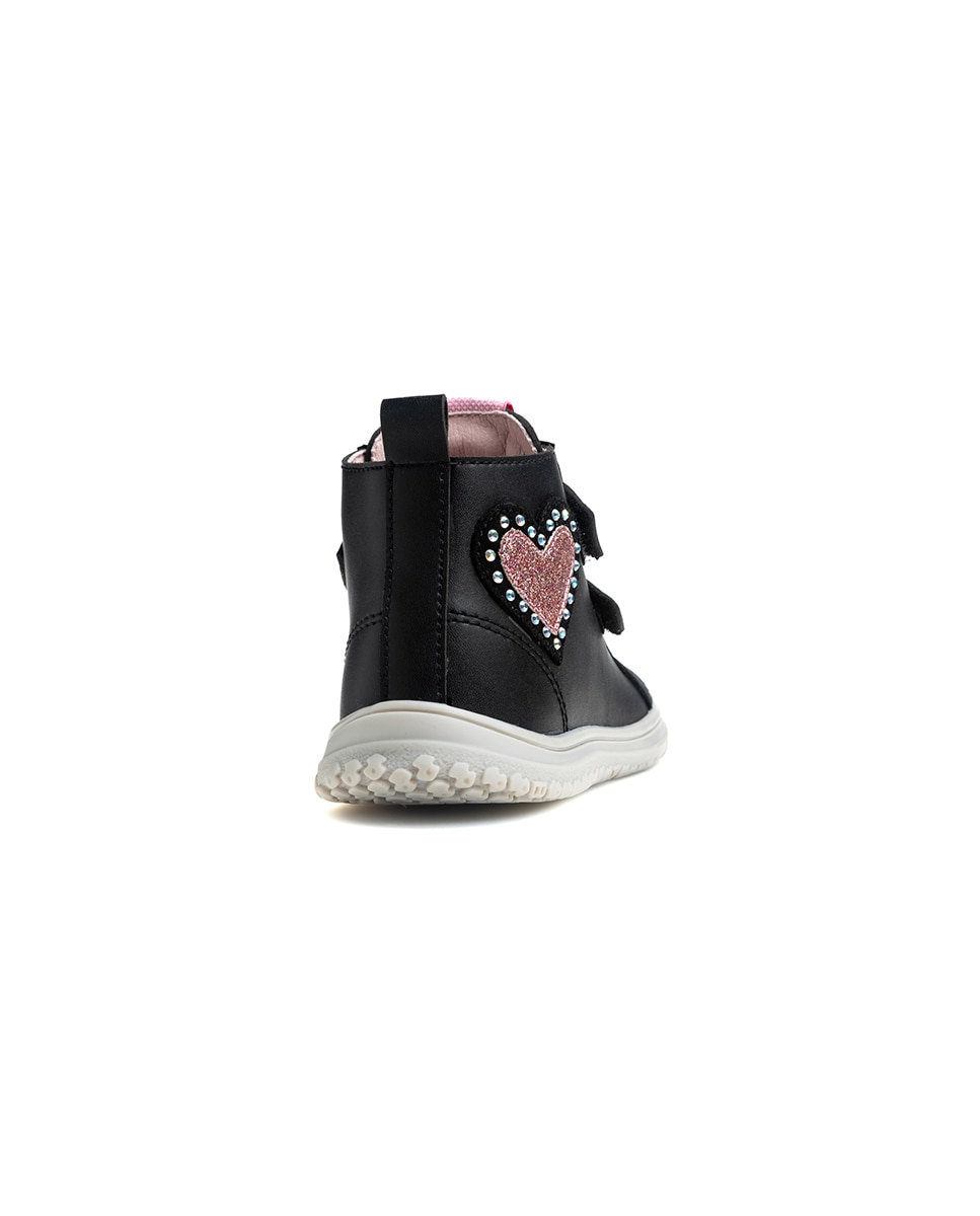 Bota botín de niña barefoot - Pablosky - Negro Negro-7