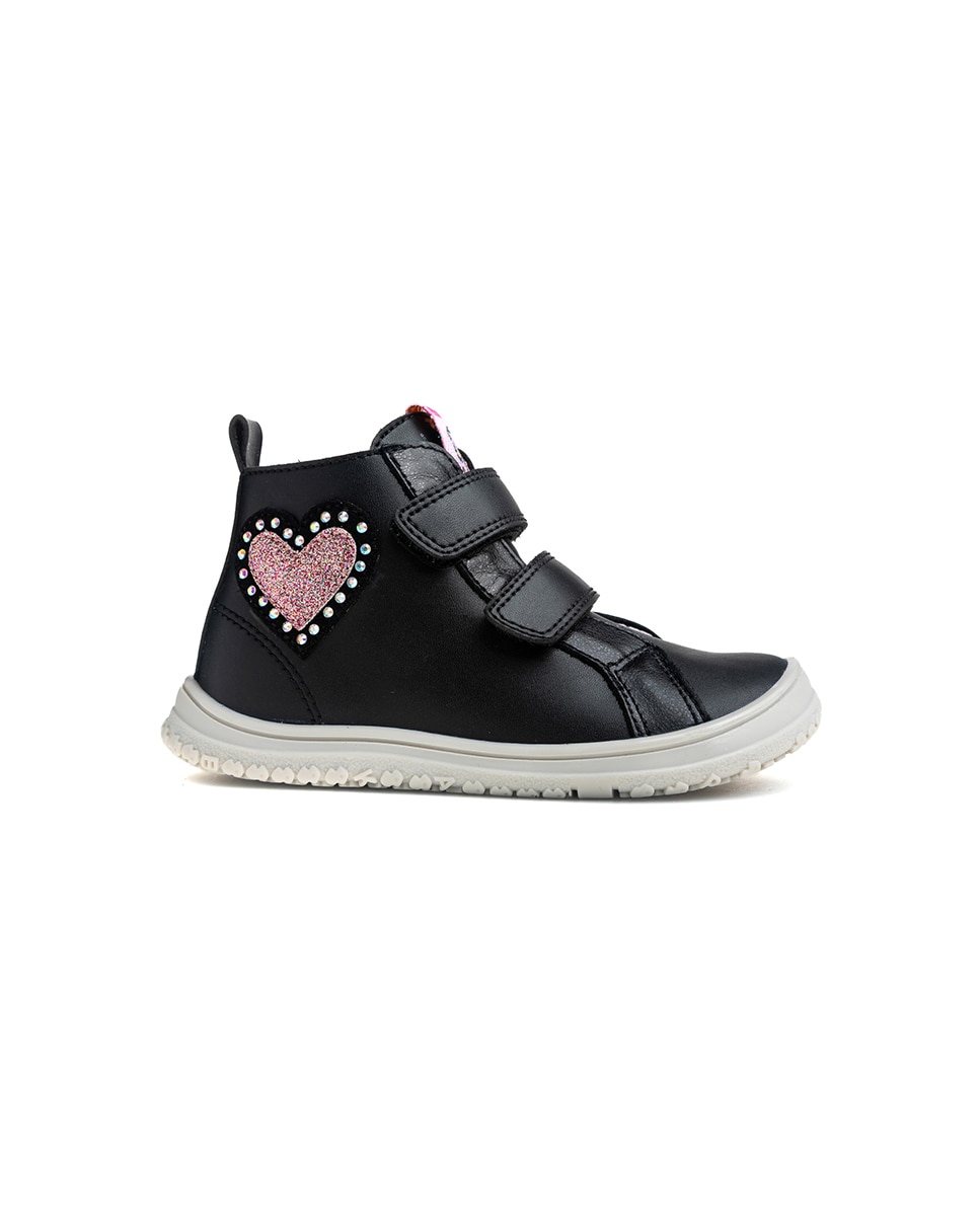 Bota botín de niña barefoot - Pablosky - Negro Negro-9