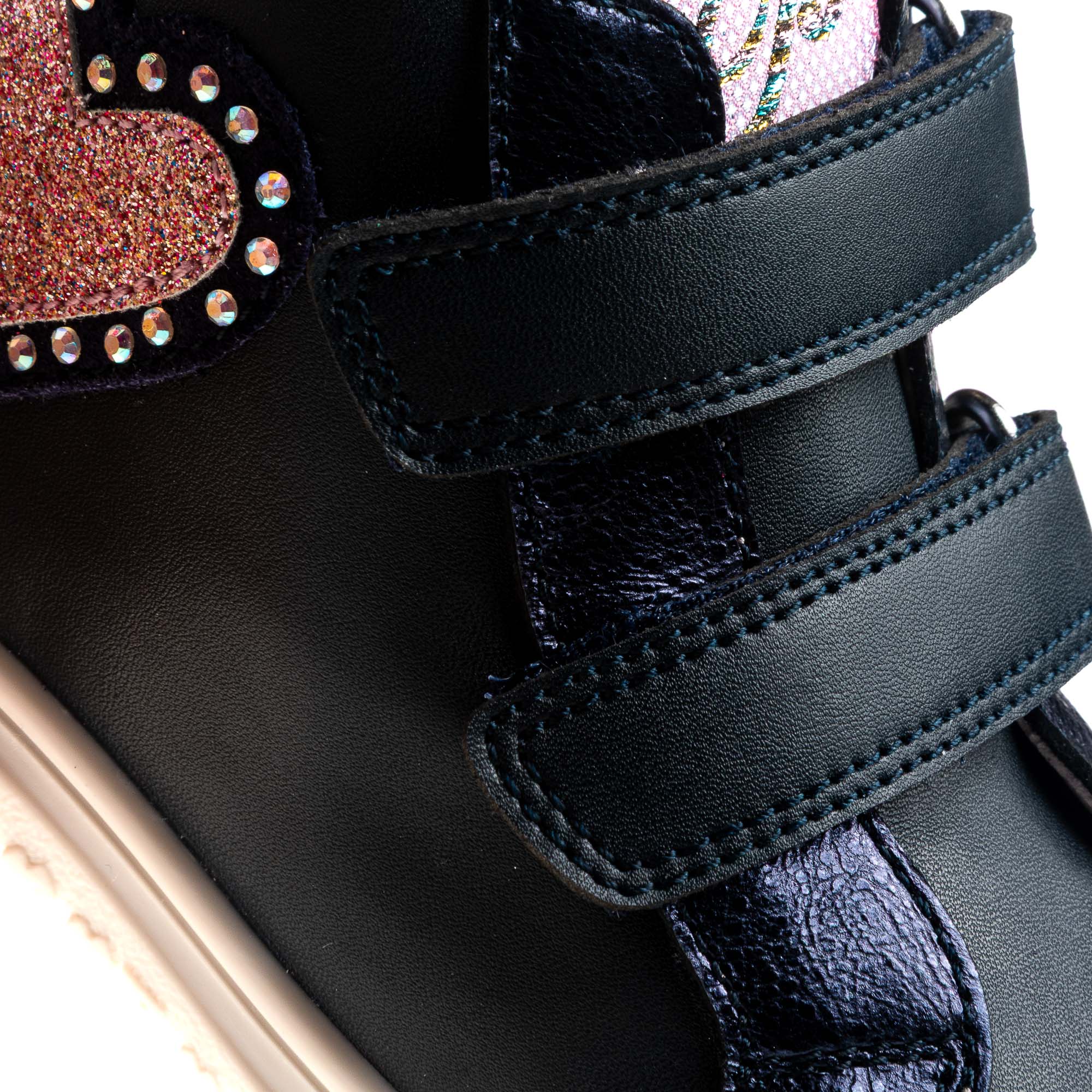 Bota botín de niña barefoot - Pablosky - Azul Azul-3
