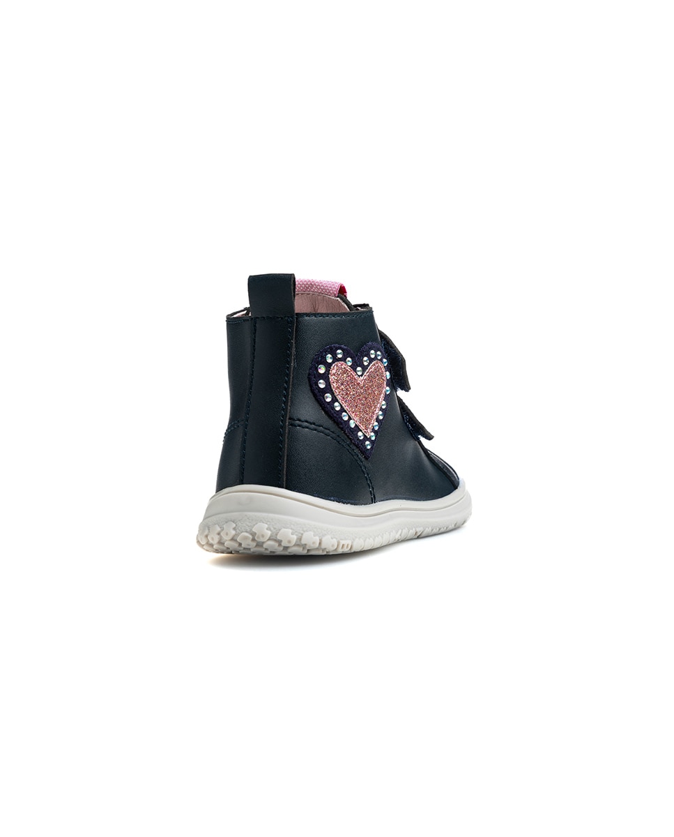 Bota botín de niña barefoot - Pablosky - Azul Azul-7