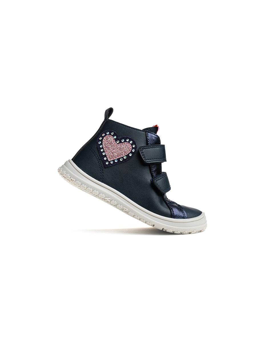 Bota botín de niña barefoot - Pablosky - Azul Azul-8