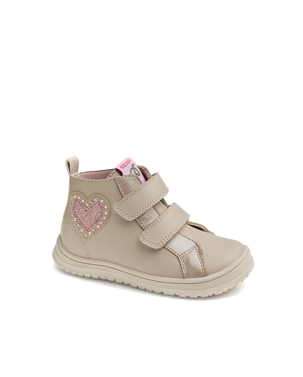Bota botín de niña barefoot - Pablosky - Natural Natural-1