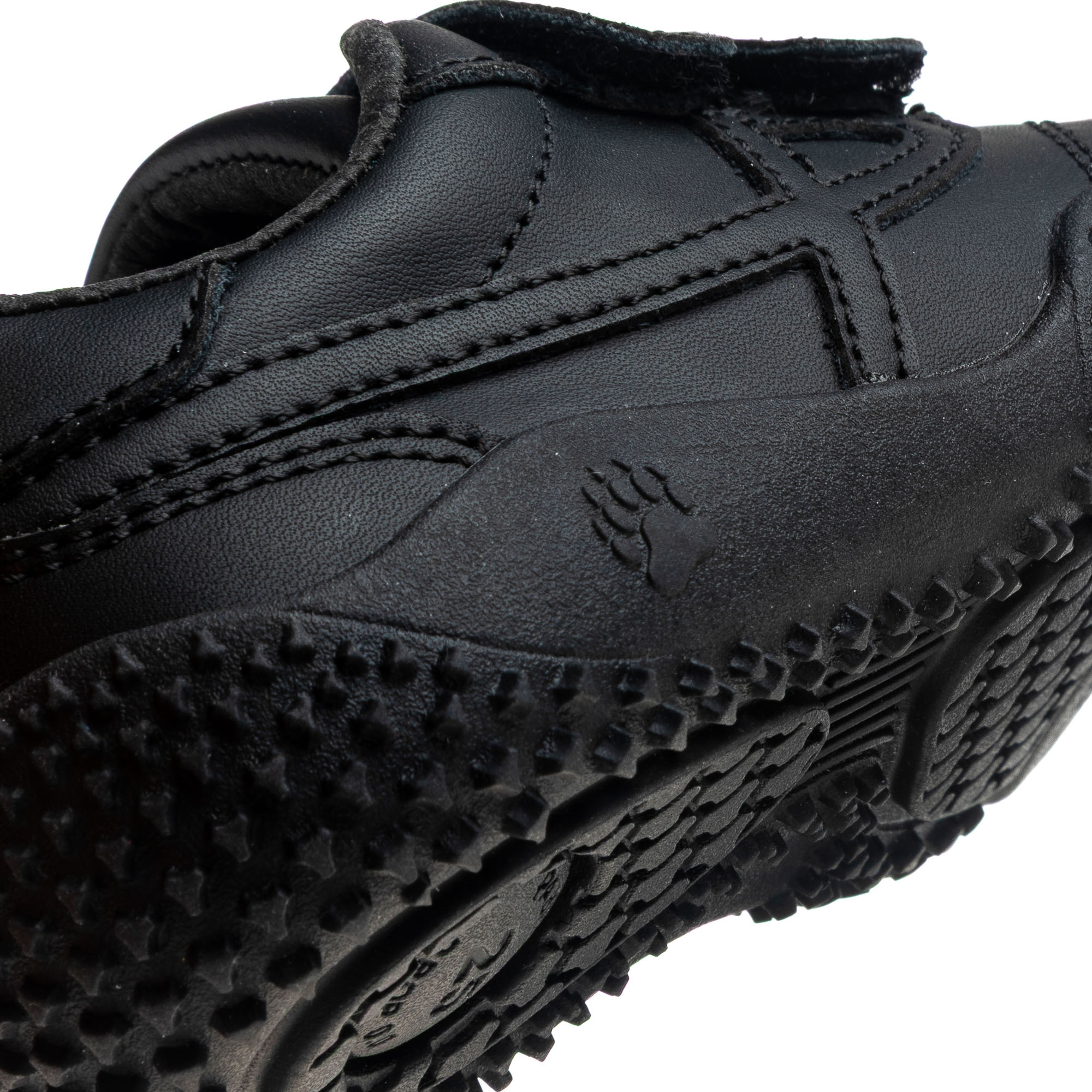 Zapatillas de niño de piel con cierre adherente deportivos para el cole - Pablosky - Negro Negro-3