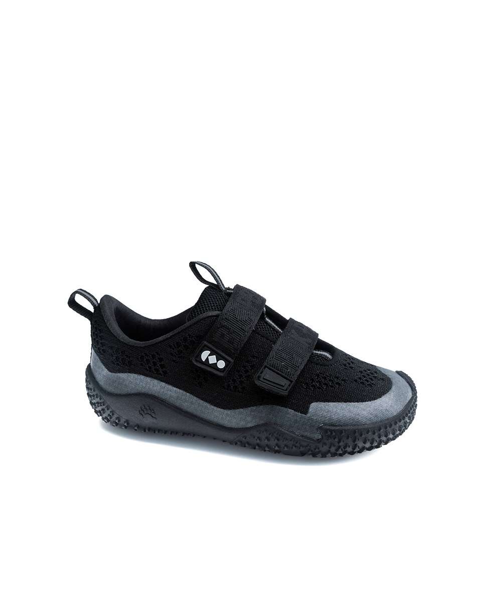 Imagen 0 de Zapatillas deportivas de niños pablosky barefoot con cierre adherente Negro