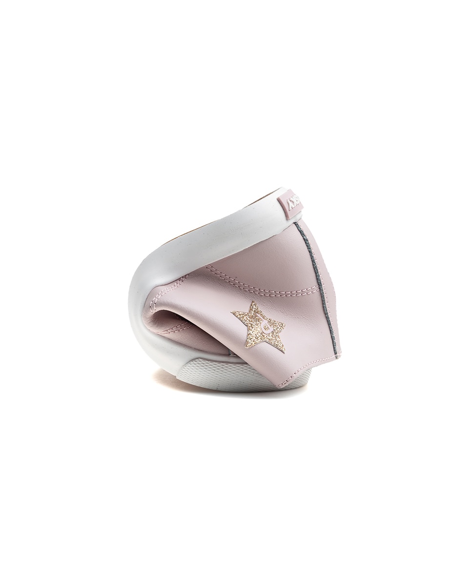 Imagen 2 de Zapatillas deportivas de niña pablosky barefoot de piel con cremallera - Rosa Rosa