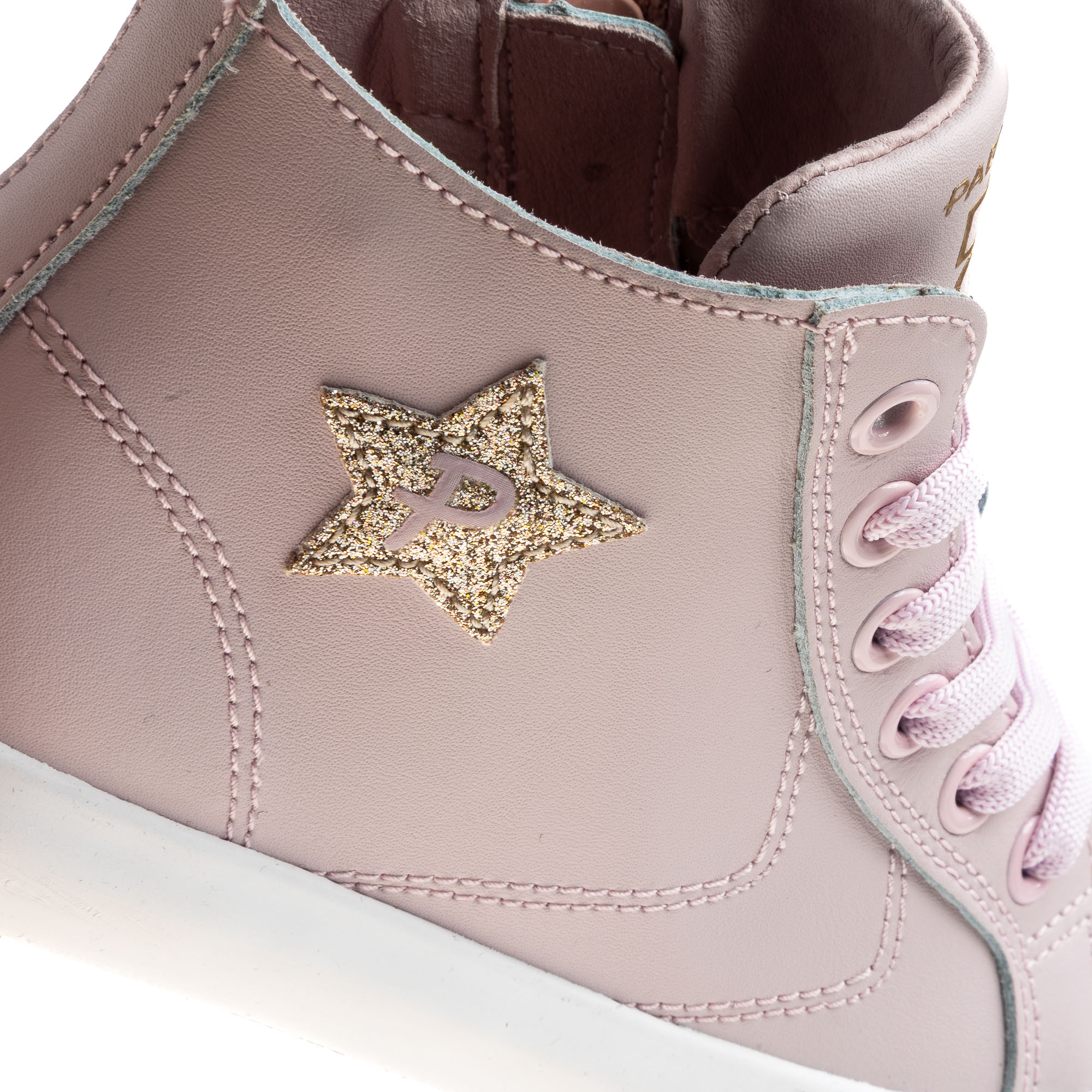 Imagen 3 de Zapatillas deportivas de niña pablosky barefoot de piel con cremallera - Rosa Rosa