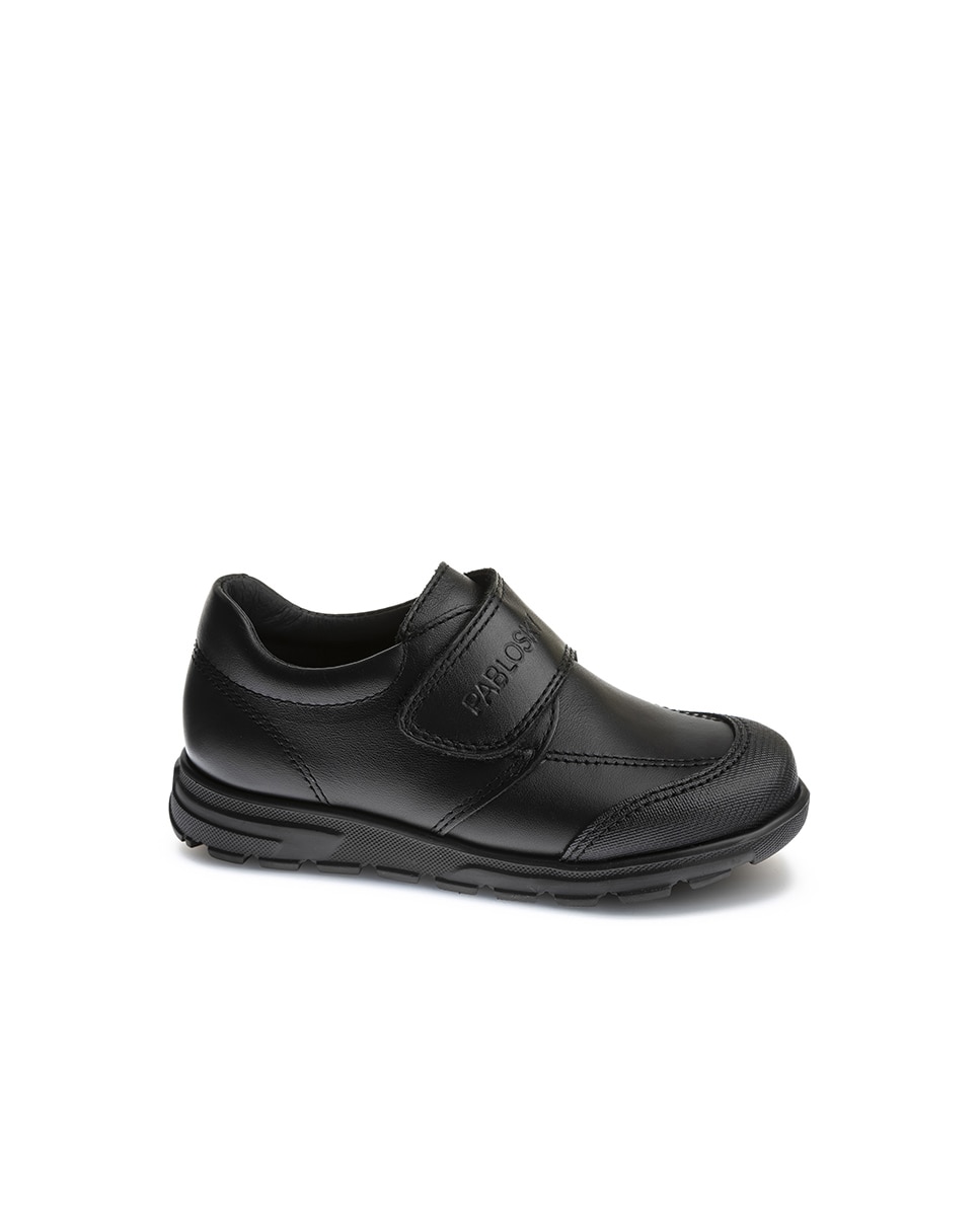 Pablosky - Mocasines de niños de piel con cierre adherente.