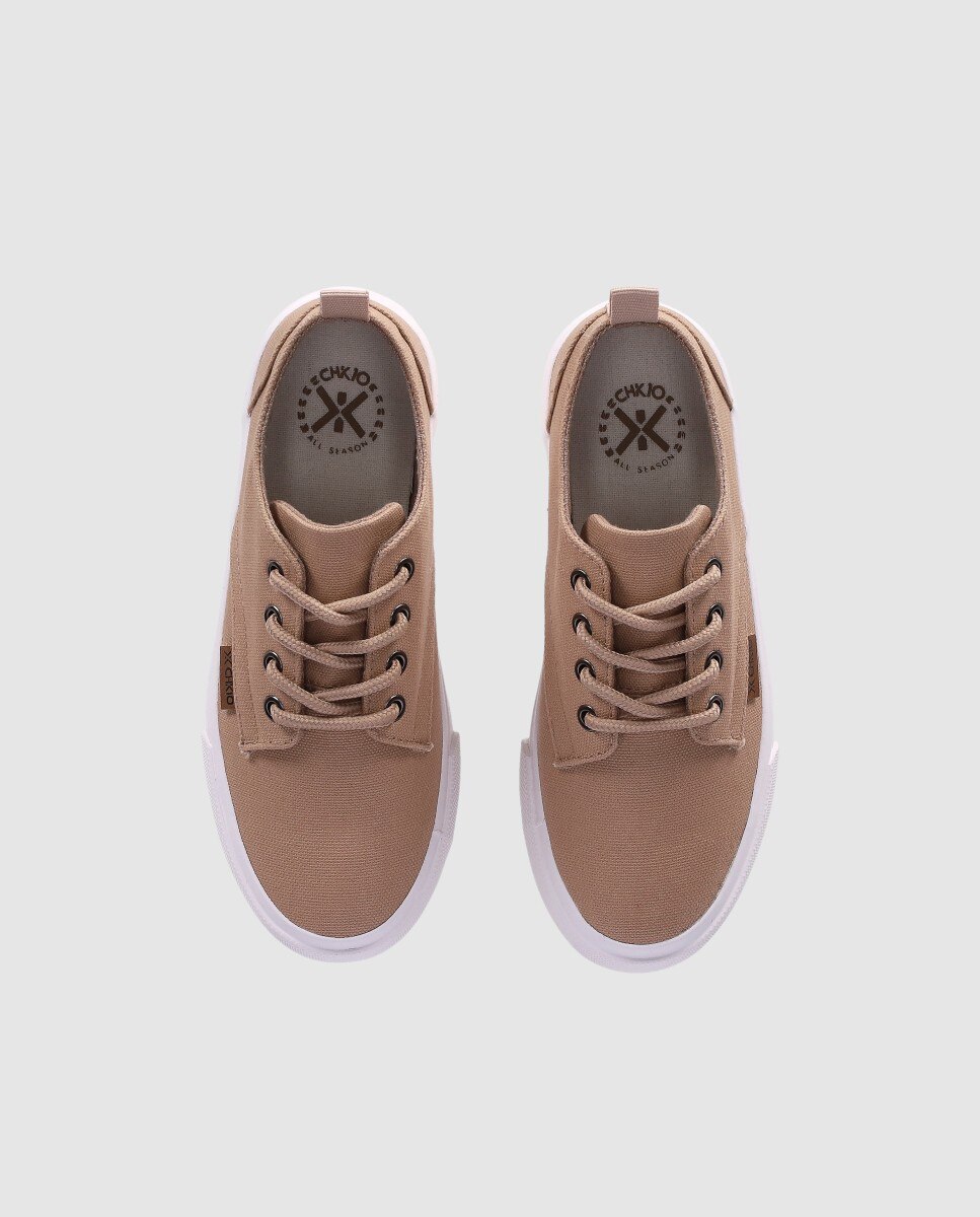 Zapatillas deportivas de niño con cierre acordonado y suela gruesa - Chika10 Kids - Topo Topo-4