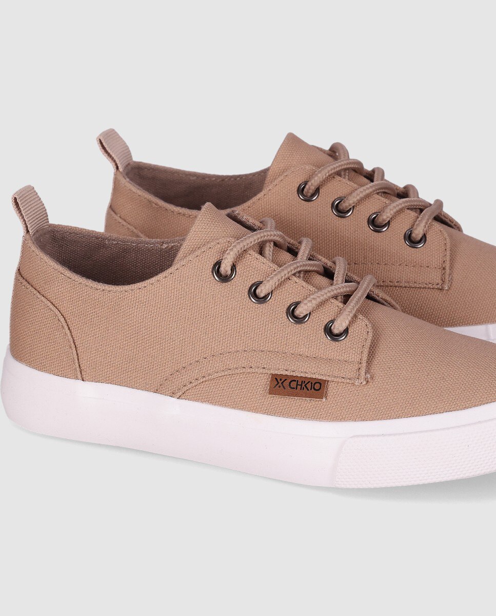 Zapatillas deportivas de niño con cierre acordonado y suela gruesa - Chika10 Kids - Topo Topo-5