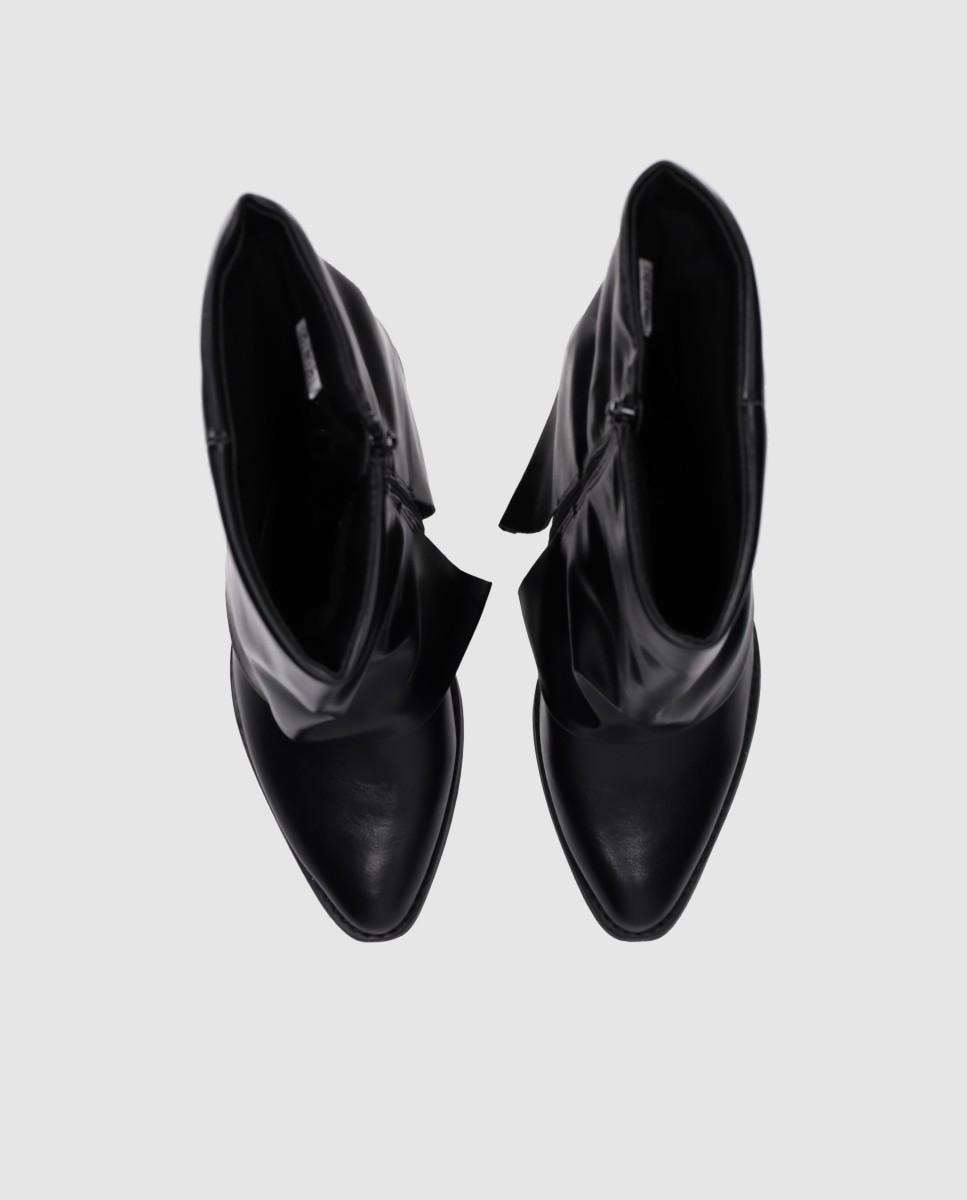 Botas cowboy de mujer con silueta recta y puntera suave - Chika10 - Negro Negro-5
