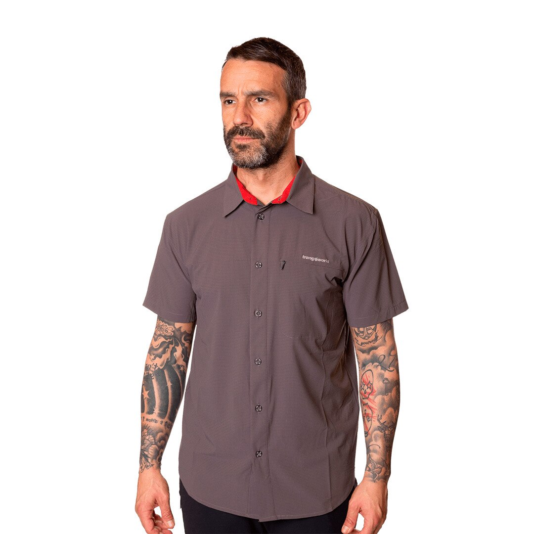 Camisa de hombre Esera vn Trangoworld - Antracita Antracita-3