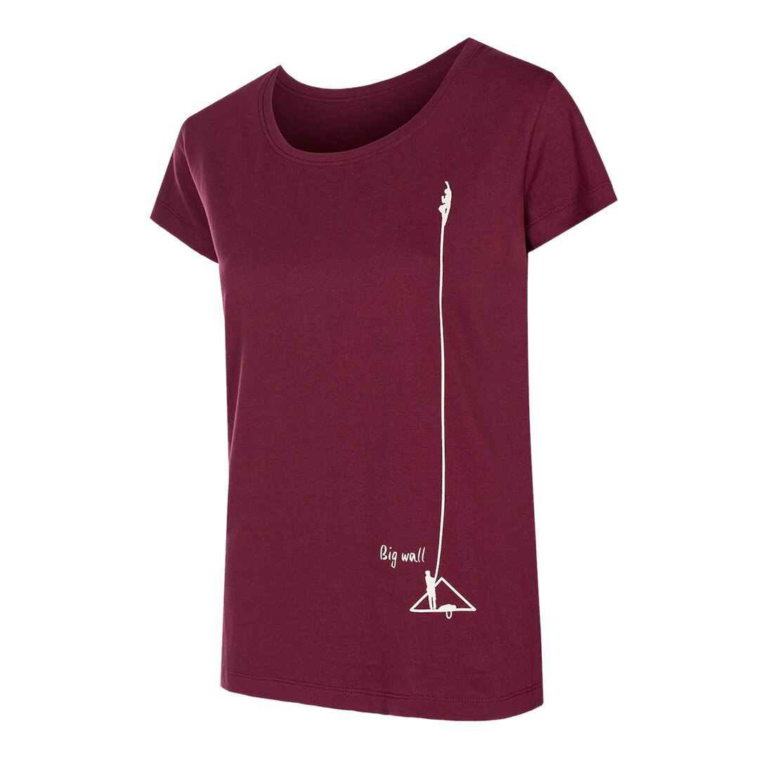Camiseta de mujer Tuolumme Trangoworld - Granate Granate-1