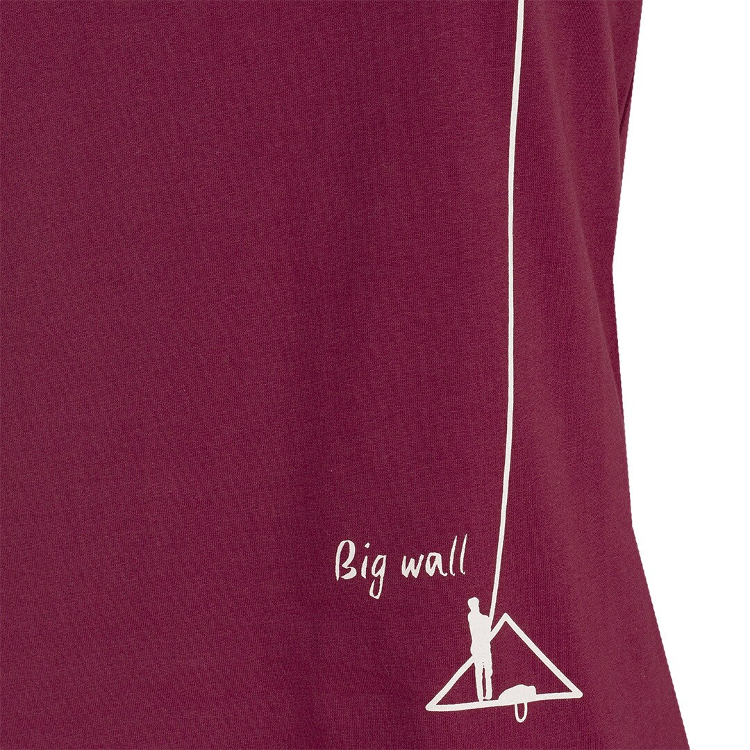 Camiseta de mujer Tuolumme Trangoworld - Granate Granate-2