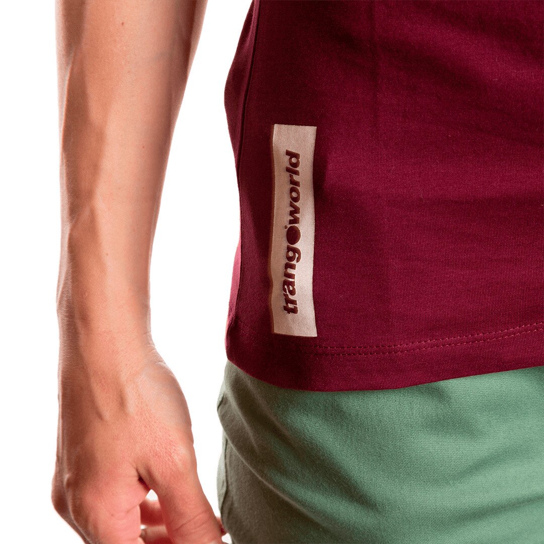 Camiseta de mujer Tuolumme Trangoworld - Granate Granate-5