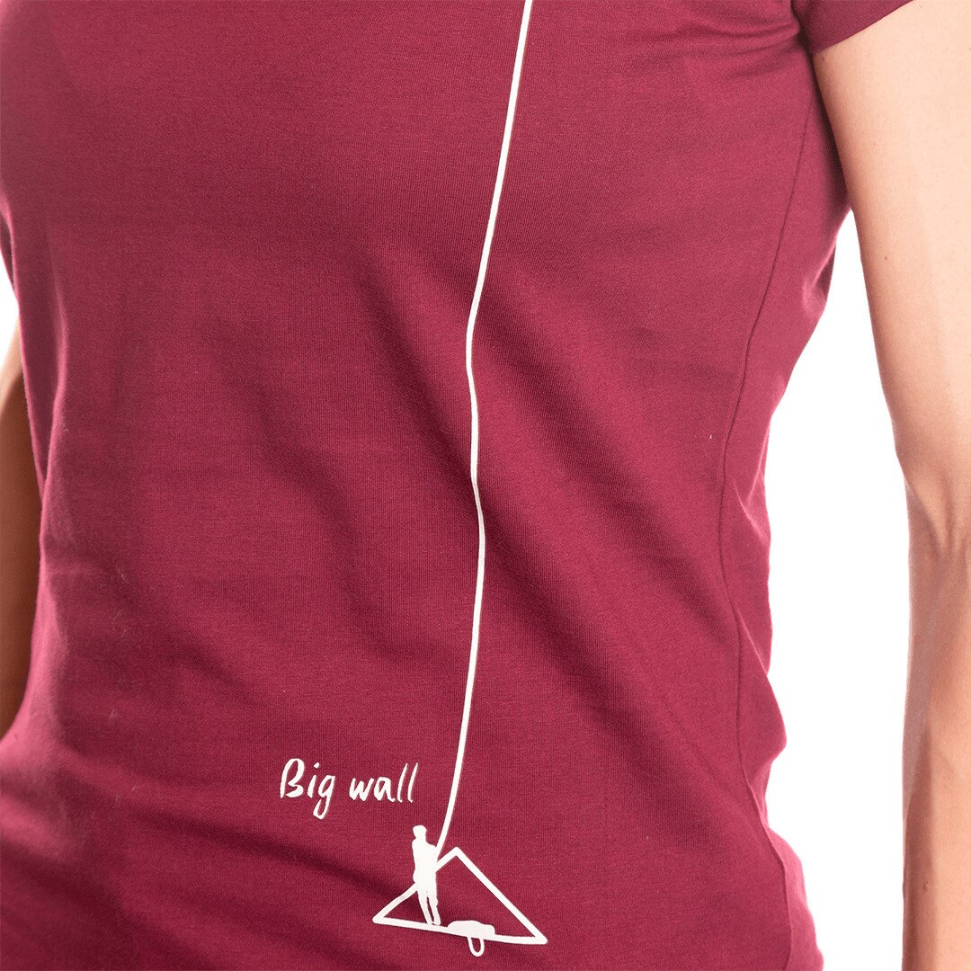Camiseta de mujer Tuolumme Trangoworld - Granate Granate-6