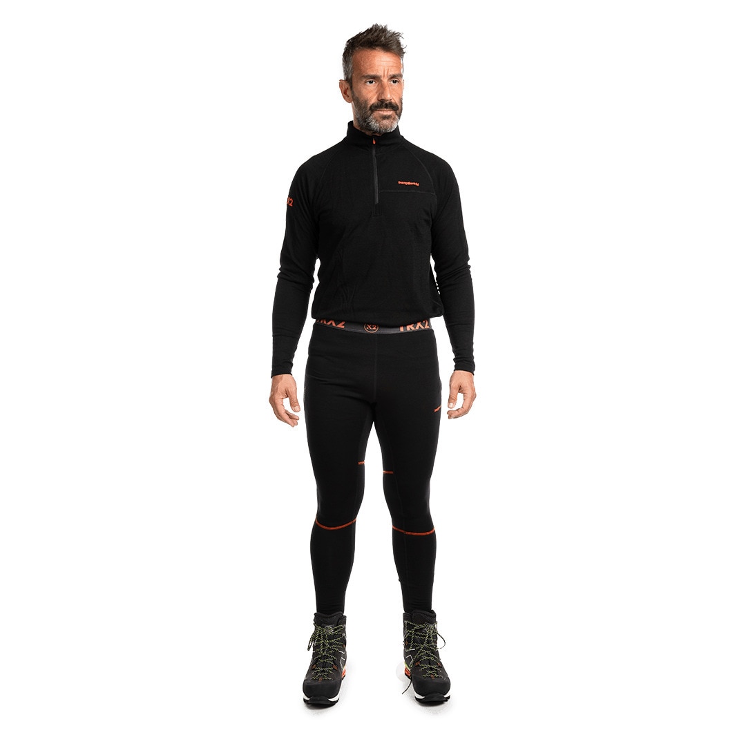 Imagen 4 de Camiseta de hombre Trx2 wool pro vd Trangoworld - Negro Negro