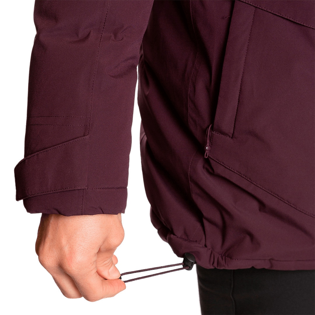Chaqueta de mujer Arvika termic Trangoworld - Granate Granate-6