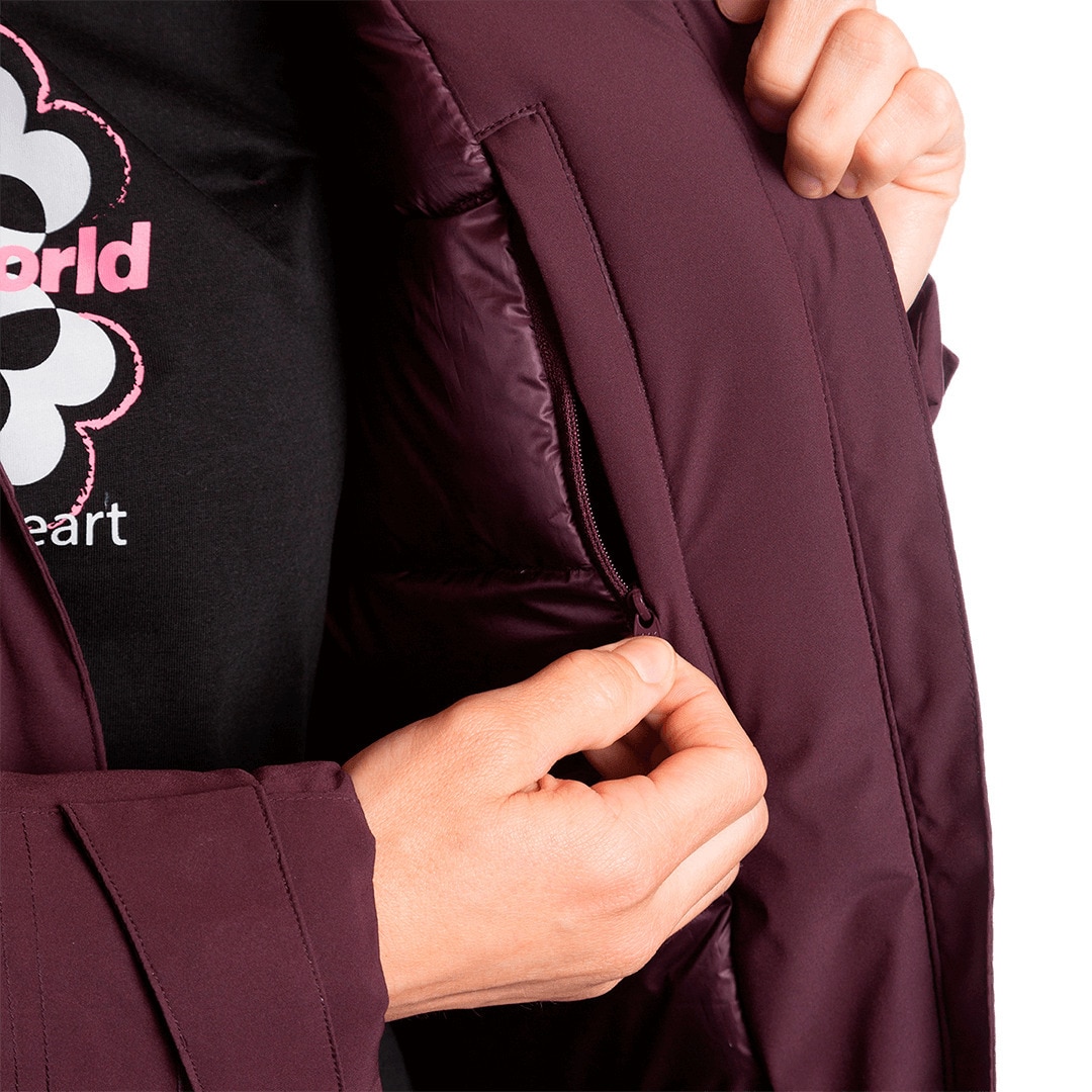 Chaqueta de mujer Arvika termic Trangoworld - Granate Granate-7