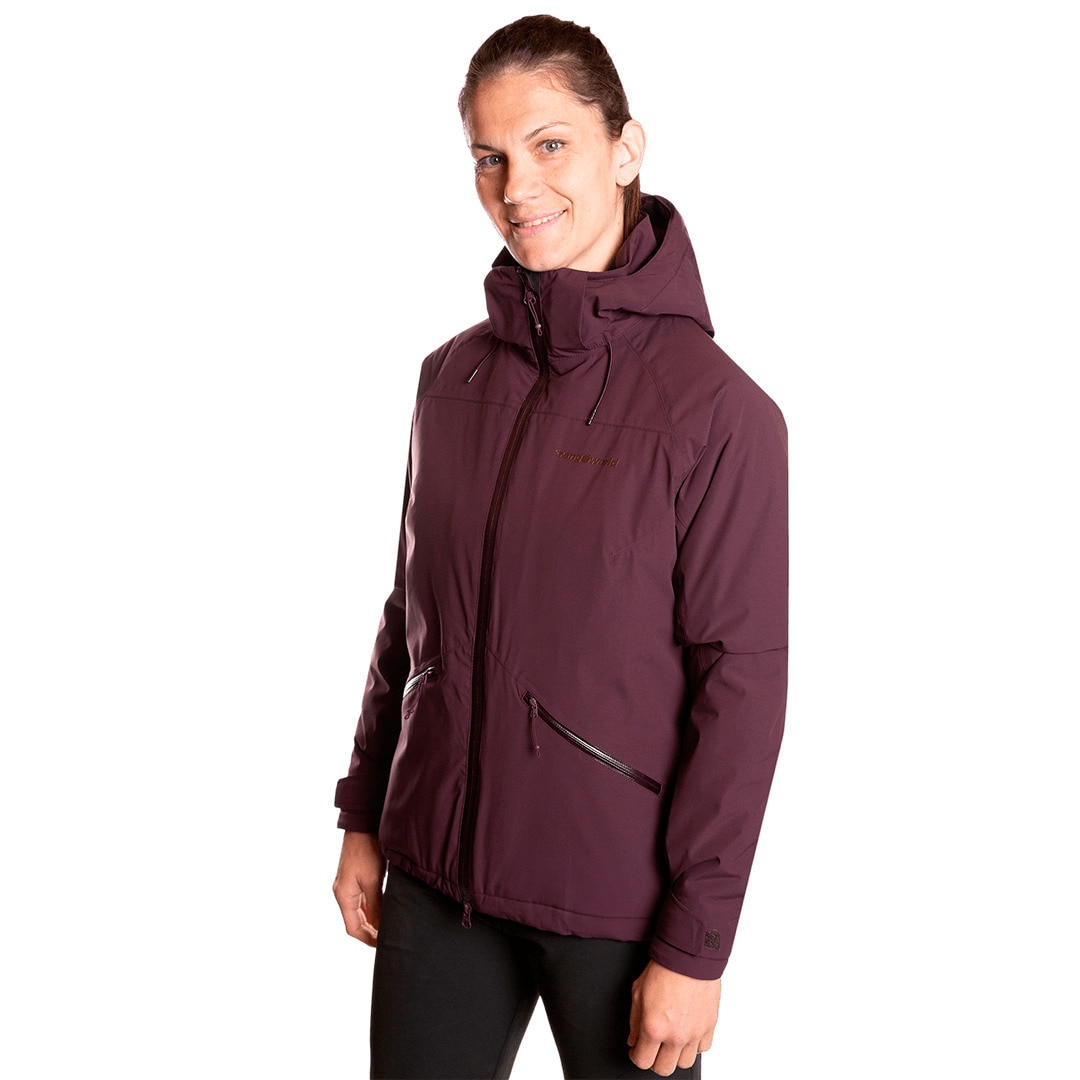 Chaqueta de mujer Bodo termic vd Trangoworld - Granate Granate-3