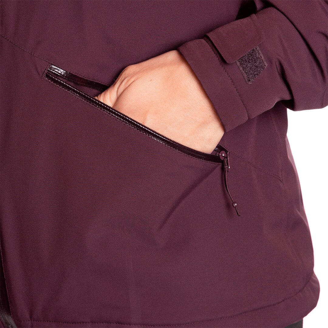 Chaqueta de mujer Bodo termic vd Trangoworld - Granate Granate-5
