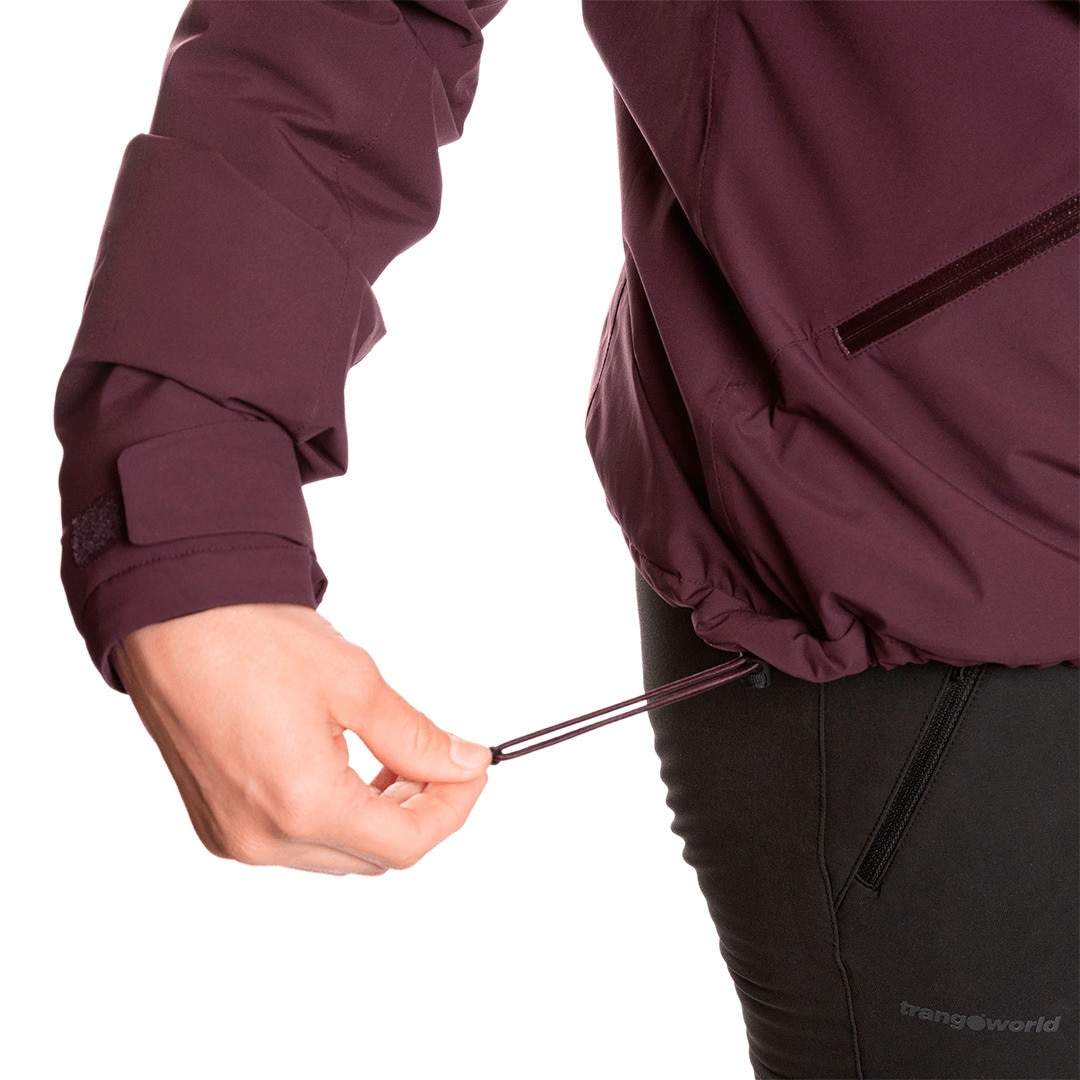 Chaqueta de mujer Bodo termic vd Trangoworld - Granate Granate-6