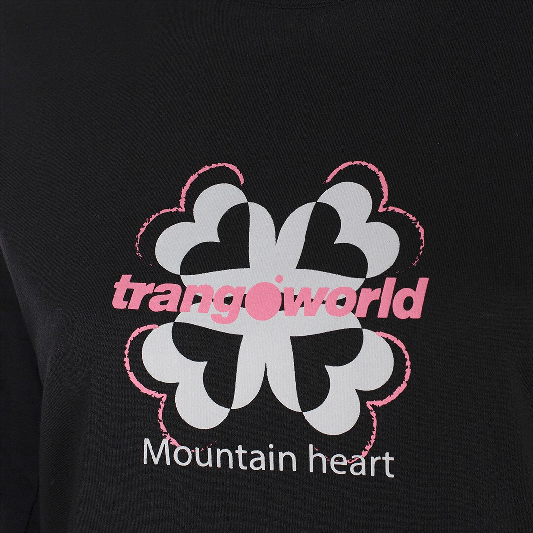 Camiseta de mujer Melfi Trangoworld - Negro Negro-2