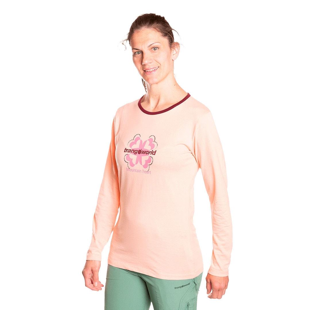 Camiseta de mujer Melfi Trangoworld - Rosa claro Rosa claro-3