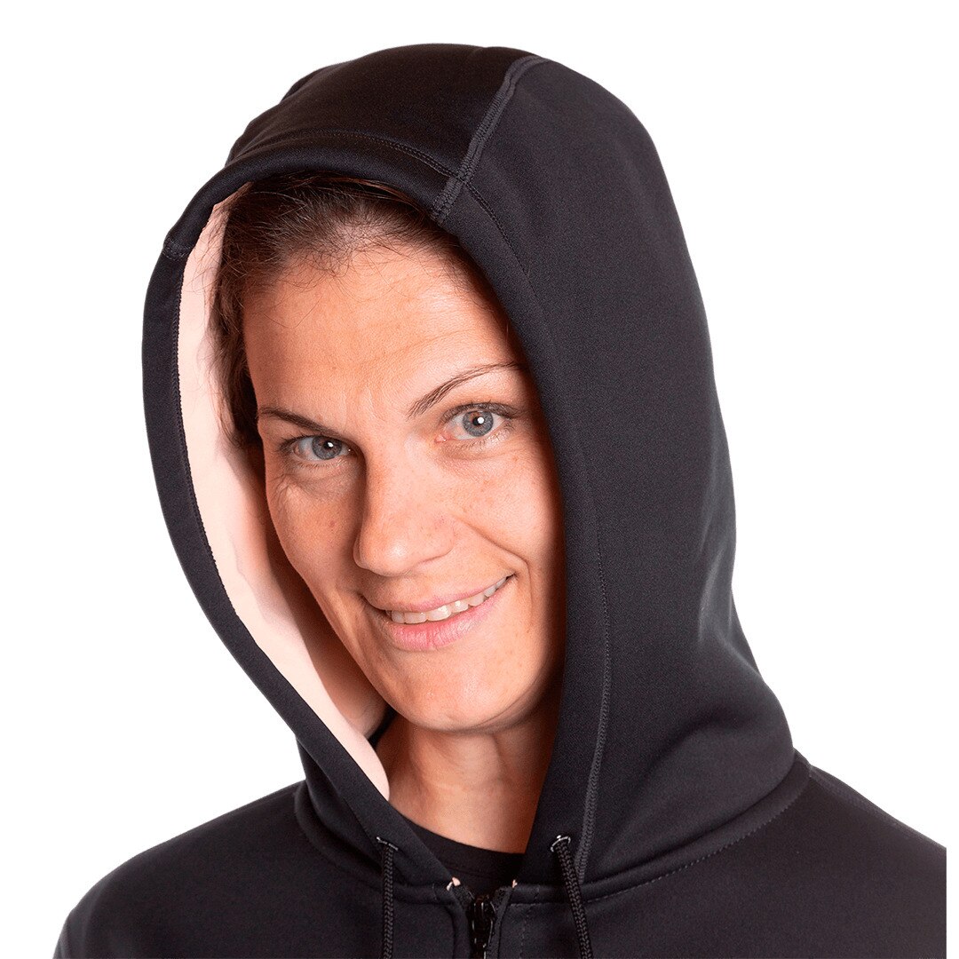 Chaqueta de mujer Liena Trangoworld - Negro mate Negro mate-6